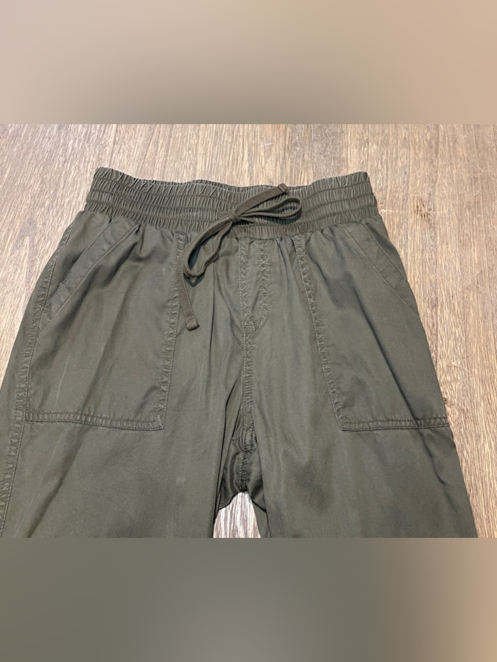 a new day Olive Green Elastic Waist Joggers, Size XS - Picture 3 of 11